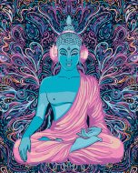Zuty Maľovanie podľa čísel - Fialový Budha, 40 x 50 cm, napnuté plátno na rám - cena, porovnanie