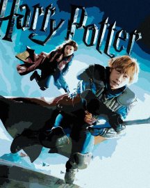Zuty Plagát Harry Potter a princ dvojakej krvi Ron a Ginny, 40x50 cm, vypnuté plátno na rám