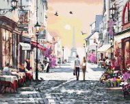 Zuty Maľovanie podľa čísel - Milenci v Paríži (Richard Macneil), 40 x 50 cm, bez rámu a napnutého plátna - cena, porovnanie