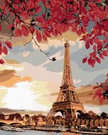 Zuty Maľovanie podľa čísel - Paríž a jeseň, 40 x 50 cm, bez rámu a napnutého plátna - cena, porovnanie
