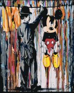 Zuty Maľovanie podľa čísel - Mickey Mouse, 80 x 100 cm, bez rámu a bez napnutia plátna - cena, porovnanie