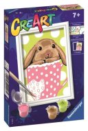 Ravensburger 202065 CreArt Roztomilý králik v hrnčeku - cena, porovnanie