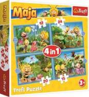 Trefl Puzzle Včelka Mája: Dobrodružství 4v1 - cena, porovnanie