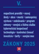 Zákony V/2025 - Štátna a verejná správa, školy a obce - cena, porovnanie