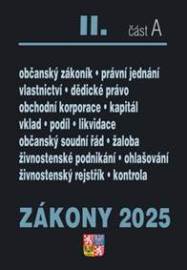 Zákony II A/2025 - Občanský zákoník