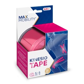 Dr. Max Pharma Kinesio Tape 5cmx5m ružová