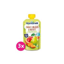 Hame HAMÁNEK Kapsička Jablko, hruška, sladké zemiaky 3x100g