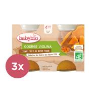 Babybio Tekvica Violina z našej vlastnej ekofarmy 3x 2x130g - cena, porovnanie