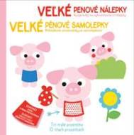 Velké pěnové samolepky O Třech prasátkách - cena, porovnanie