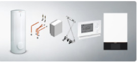 Viessmann Vitodens 200-W + Vitocell 100-W CVBC (300l)