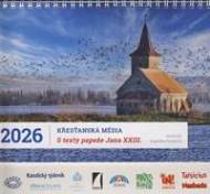 Křesťanská média s texty papeže Jana XXIII. stolní kalendář 2026 - cena, porovnanie