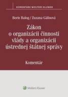 Zákon o organizácii činnosti vlády a organizácii ústrednej štátnej správy - cena, porovnanie