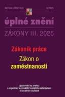 Aktualizace III/3 2025 Zákoník práce, zaměstnanost - cena, porovnanie