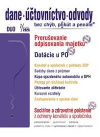 DUO 7/2025  - Odpisy, Daňová kontrola