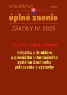 Aktualizácia IV/2 2025 - Stavebný zákon - územné plánovanie - cena, porovnanie