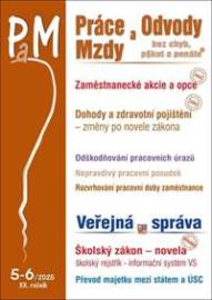 Práce a mzdy 5-6/2025 - Zaměstnanecké akcie a opce - změny