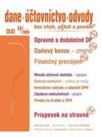 DUO 5-6/2025 - Dane, účtovníctvo, odvody bez chýb, pokút a penále