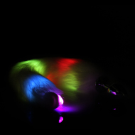 Ouch! Light-up Fox Tail with Metal Butt Plug - cena, porovnanie