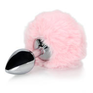 Ouch! Bunny Tail with Metal Butt Plug - cena, porovnanie