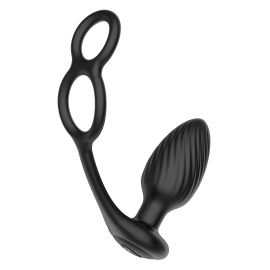 Nexus Tornado Rotating Plug with Cock & Ball Rings