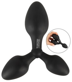 Black Velvet Training Triple Butt Plug