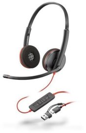 Poly Blackwire 3220 Stereo USB-C, USB-C/A