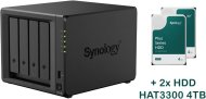Synology DS925+2xHAT3300-4T - cena, porovnanie