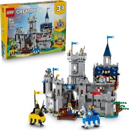 Lego Creator 3v1 31168 Stredoveký hrad a rytieri na koňoch