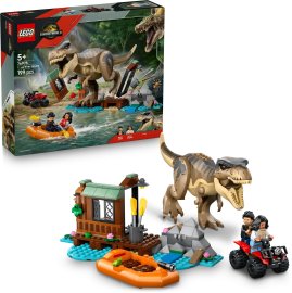 Lego Jurassic World 76975 T-rex a útek po rieke