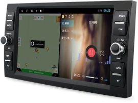 Junsun 8" Autorádio Ford Kuga, Mondeo, Transit, Focus, Fiesta CarPlay, Dotykové, čierne