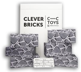 CC Toys Tehličky Clever Bricks Kameň