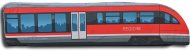 Impar Plyšový vláčik Desiro - červený - cena, porovnanie