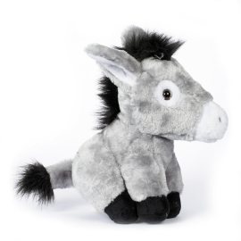 Kids World Plyšový oslík sediaci 28cm