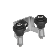 Andelkovo Horný nábeh, Inox, b60mm, black rubber - cena, porovnanie