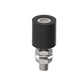 Andelkovo Koliesko-nylonové Zn, D42mm, black