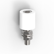 Andelkovo Koliesko-nylonové Zn, D42mm, white - cena, porovnanie