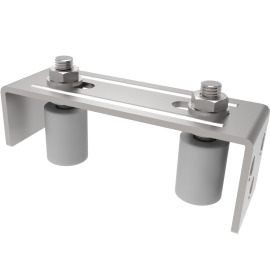 Andelkovo Vedenie horné 2 rolky, Zn, 165x57mm, D30
