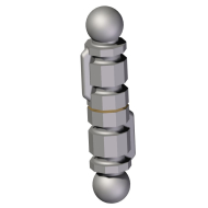 Andelkovo Záves ozdobný D21mm, L110mm - cena, porovnanie