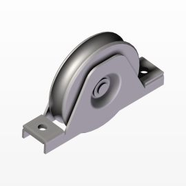 Andelkovo Pojazdové koliesko komplet -U, Zn, D100mm