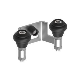 Andelkovo Horný nábeh Zn, b60mm, black rubber
