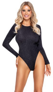 Cottelli Glittery Long Sleeved Thong Body - cena, porovnanie