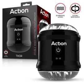 Action Thor Double Sided Vibrating Masturbator