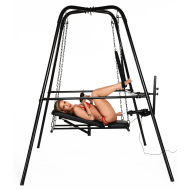 Master Series Throne Deluxe Adjustable Sling with Sex Machine - cena, porovnanie