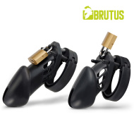 Brutus Denial Silicone Chastity Cage Set - cena, porovnanie