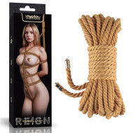 Lovetoy Rebellion Reign Natural Knot Bondage Rope 10m - cena, porovnanie