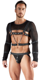 Svenjoyment Crop Top, Chest Harness & Jock Set