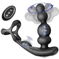 Superlove Ultimate Pleasure Prostate Massager with Double Cock Ring - cena, porovnanie