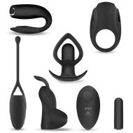 Tardenoche Six-In-One Vibrating Bullet & 6 Silicone Accessories Kit - cena, porovnanie