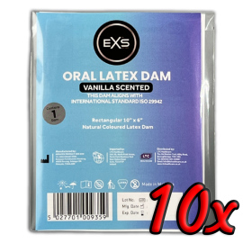 EXS Oral Dam Vanilla 10ks