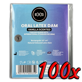 EXS Oral Dam Vanilla 100ks